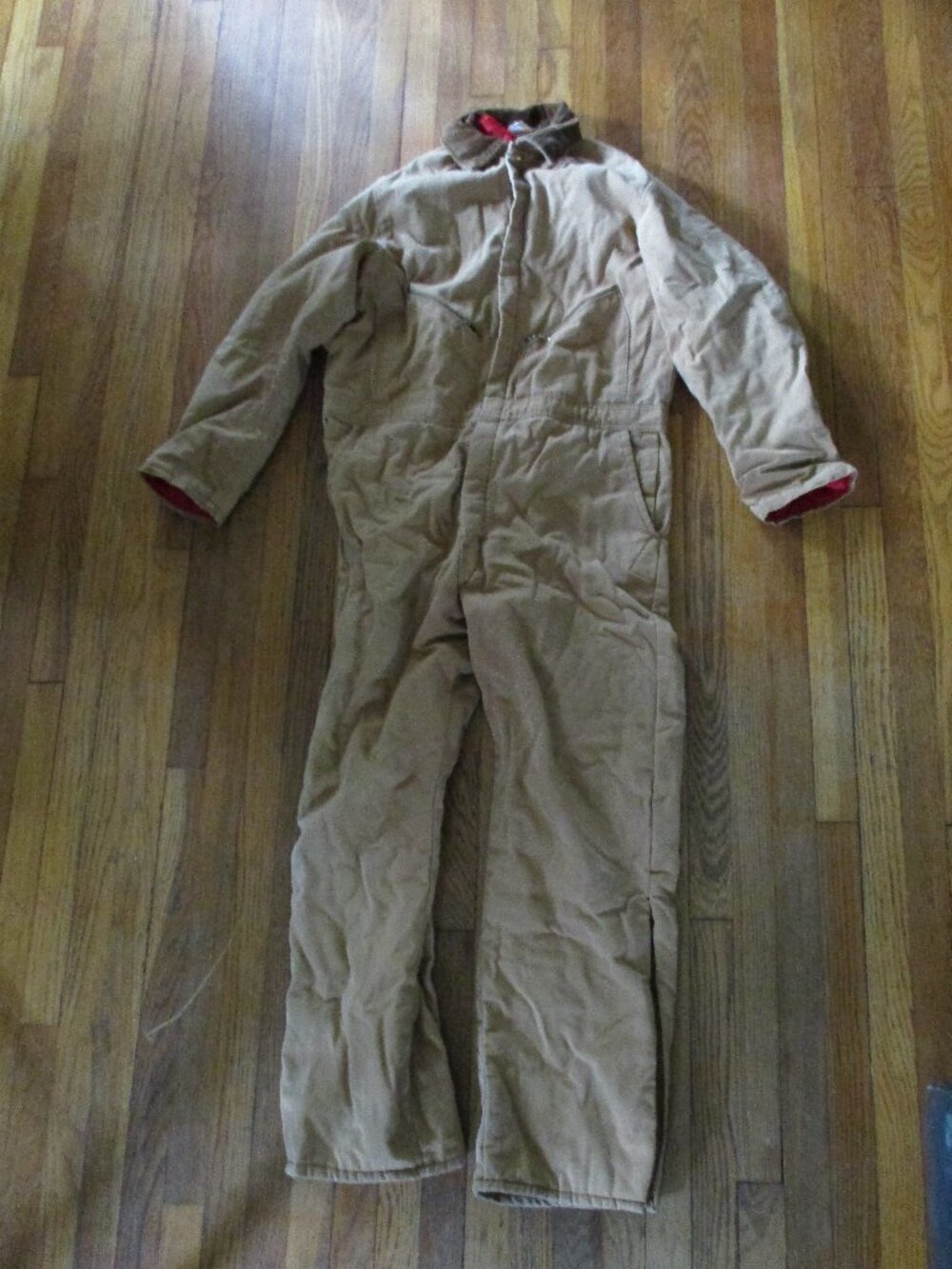 MENS WALLS BLIZZARD PROOF Flyers Coveralls Jumpsuit Flight Suit 46-48 BROWN